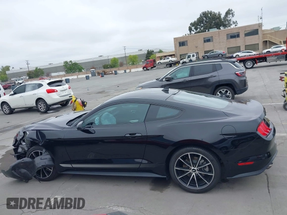 2022 Ford Mustang EcoBoost with VIN 1FA6P8THXN5145312, listed as a IAAI auction lot 42075186 with 28,233 mi miles and . Bid and sale history available at DreamBid. Image 15.