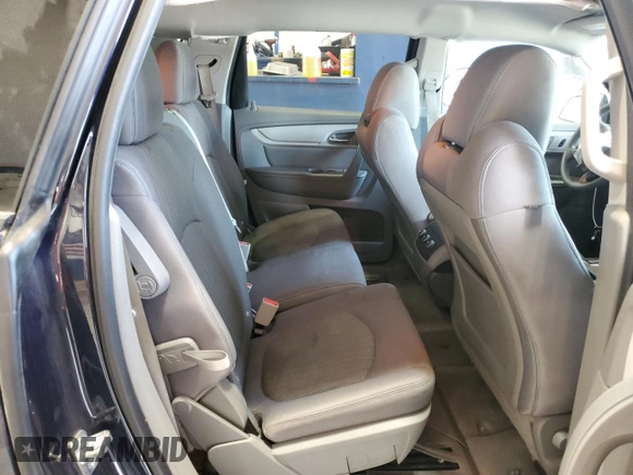 2015 Chevrolet Traverse LS z VIN 1GNKVFED7FJ372244, wystawiony jako Copart lot #56915315 z przebiegiem 78 677 mil mil oraz Szkoda całkowita • Salvage title. Historia ofert i sprzedaży dostępna na DreamBid. Obrazek 11.