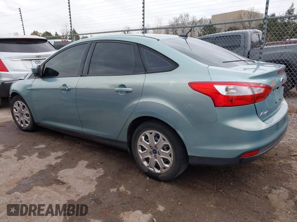 2012 Ford Focus SE with VIN 1FAHP3F2XCL470215, listed as a IAAI auction lot 41094147 with 139,653 mi miles and . Bid and sale history available at DreamBid. Image 15.