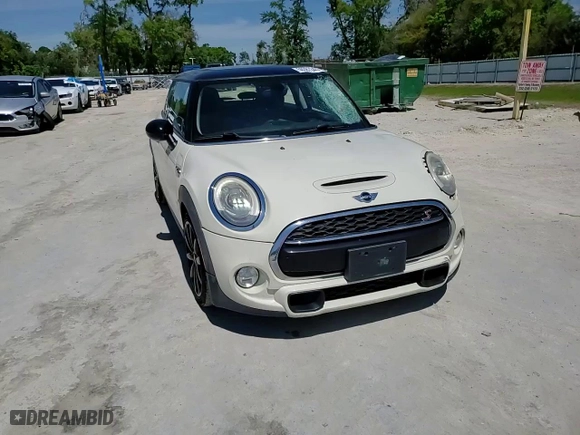 2017 MINI Hardtop 2 Door Cooper S with VIN WMWXP7C34H2A45712, listed as a Copart auction lot 50387345 with 56,515 mi miles and Salvage Title. Bid and sale history available at carsss.com. Image 14.