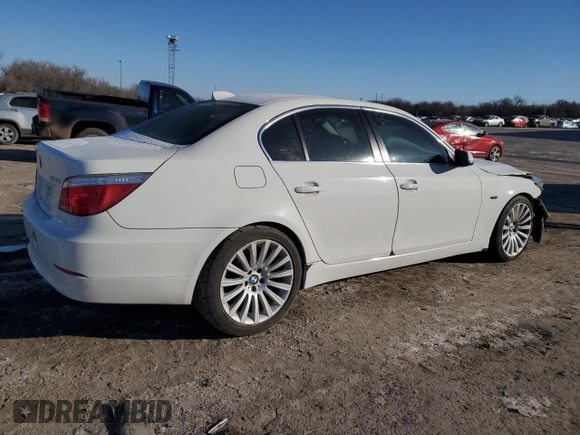 2010 BMW 5 Series 550i with VIN WBANW5C5XACT34705, listed as a Copart auction lot 43878745 with Not Provided miles and Salvage Title. Bid and sale history available at DreamBid. Image 3.