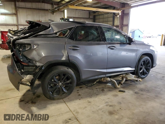 2022 Lexus RX 350 with VIN 2T2HZMDA0NC358923, listed as a Copart auction lot 58472395 with 24,514 mi miles and Salvage title. Bid and sale history available at DreamBid. Image 3.