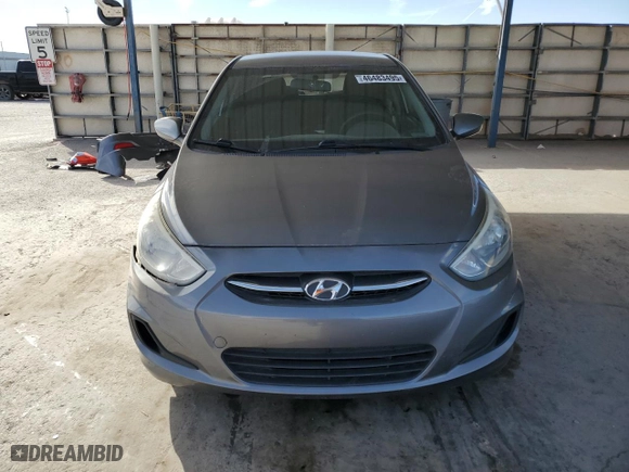 2015 Hyundai Accent GS with VIN KMHCT5AE4FU232299, listed as a Copart auction lot 46483495 with 52,530 mi miles and Salvage Title. Bid and sale history available at carsss.com. Image 5.