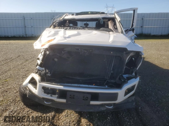 2018 Ford F-150 XL with VIN 1FTEW1EG9JFD30234, listed as a Copart auction lot 48420045 with 0 mi miles and Salvage Title. Bid and sale history available at carsss.com. Image 5.