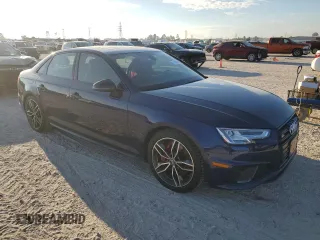 2019 Audi S4 Premium Plus with VIN WAUB4AF46KA022107, listed as a Copart auction lot 74799524 with 21,105 mi miles and Salvage Title. Bid and sale history available at carsss.com. Image 4.