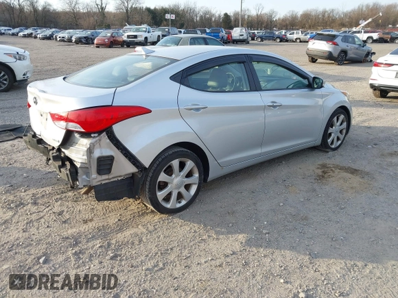 2013 Hyundai Elantra Limited with VIN 5NPDH4AE8DH335091, listed as a IAAI auction lot 41763666 with 135,787 mi miles and . Bid and sale history available at DreamBid. Image 4.