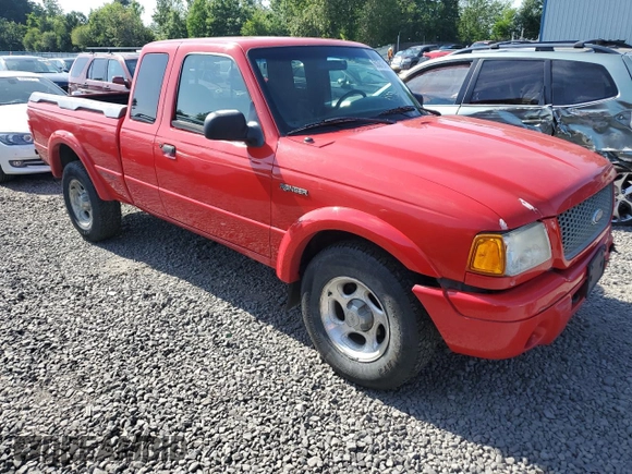 2002 Ford Ranger XL Fleet with VIN 1FTZR45E42PB26963, listed as a Copart auction lot 60301845 with 116,399 mi miles and Clean title. Bid and sale history available at DreamBid. Image 4.