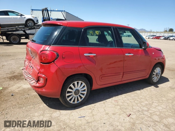 2014 FIAT 500L Easy with VIN ZFBCFABHXEZ023859, listed as a Copart auction lot 51798105 with 152,309 mi miles and Salvage Title. Bid and sale history available at carsss.com. Image 3.