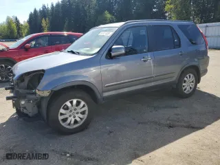 2006 Honda CR-V EX SE with VIN JHLRD78926C055924, listed as a Copart auction lot 53727405 with 120,717 mi miles and Salvage Title. Bid and sale history available at carsss.com. Image 1.