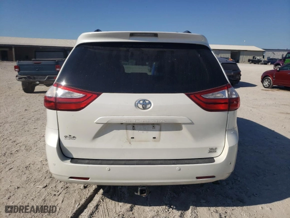 2017 Toyota Sienna XLE with VIN 5TDDZ3DC4HS148951, listed as a Copart auction lot 78027554 with 125,953 mi miles and Salvage Title. Bid and sale history available at carsss.com. Image 6.