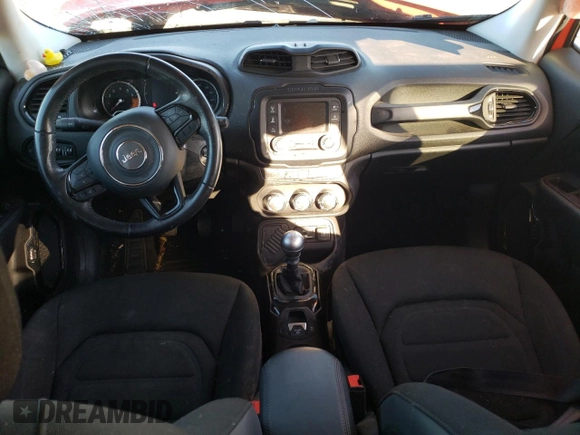 2017 Jeep Renegade Altitude with VIN ZACCJABH5HPG29889, listed as a Copart auction lot 77868264 with 97,397 mi miles and Salvage title. Bid and sale history available at DreamBid. Image 8.