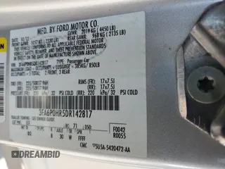 2013 Ford Fusion SE with VIN 3FA6P0HR5DR142817, listed as a Copart auction lot 55138395 with 147,211 mi miles and Salvage Title. Bid and sale history available at carsss.com. Image 13.