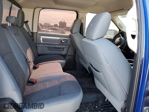 2018 Ram 1500 Big Horn with VIN 1C6RR7LG0JS258000, listed as a Copart auction lot 43453985 with 127,223 mi miles and Salvage Title. Bid and sale history available at carsss.com. Image 10.