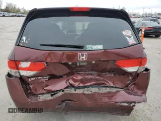 2016 Honda Odyssey EX-L with VIN 5FNRL5H6XGB090502, listed as a Copart auction lot 50062145 with 75,950 mi miles and Salvage Title. Bid and sale history available at carsss.com. Image 6.
