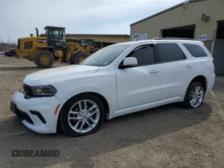 2021 Dodge Durango GT Plus with VIN 1C4RDJDG9MC611108, listed as a Copart auction lot 48836705 with 38,301 mi miles and Salvage Title. Bid and sale history available at carsss.com. Image 1.