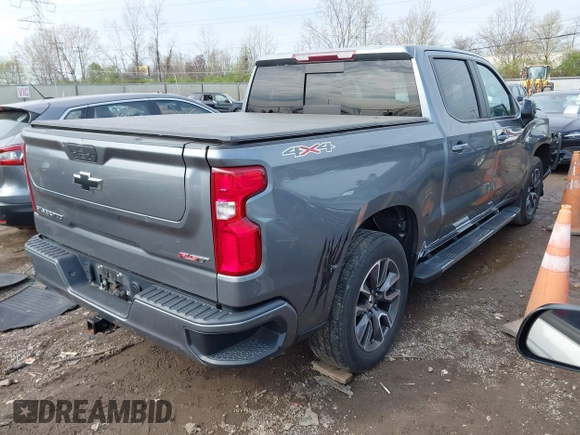 2021 Chevrolet Silverado 1500 RST with VIN 3GCUYEET9MG373386, listed as a IAAI auction lot 41974575 with 78,861 mi miles and . Bid and sale history available at DreamBid. Image 4.