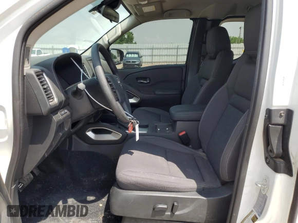 2024 Nissan Frontier S with VIN 1N6ED1CLXRN631616, listed as a Copart auction lot 57158585 with 19,495 mi miles and Salvage title. Bid and sale history available at DreamBid. Image 7.
