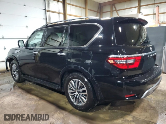 2022 Nissan Armada SL with VIN JN8AY2BA8N9393851, listed as a Copart auction lot 47651685 with 60,213 mi miles and Clean Title. Bid and sale history available at carsss.com. Image 2.