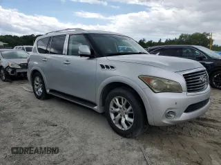 2011 Infiniti QX56 7-passenger z VIN JN8AZ2NE2B9005536, wystawiony jako Copart lot #56862505 z przebiegiem 191 771 mil mil oraz Tytuł czysty. Historia ofert i sprzedaży dostępna na DreamBid. Obrazek 4.