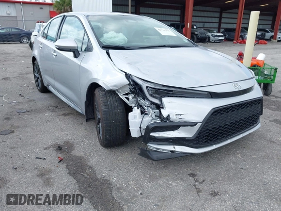 2025 Toyota Corolla SE with VIN 5YFS4MCE8SP217476, listed as a IAAI auction lot 41721397 with 6,378 mi miles. Bid and sale history available at carsss.com. Image 6.