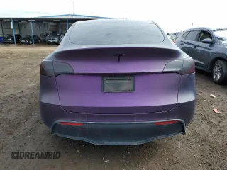 2021 Tesla Model Y Long Range with VIN 5YJYGDEE5MF269466, listed as a Copart auction lot 45603795 with 70,924 mi miles and Salvage Title. Bid and sale history available at DreamBid. Image 6.