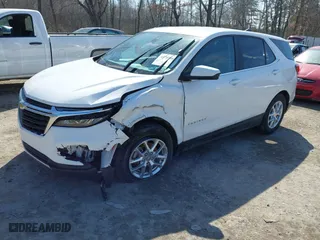 2022 Chevrolet Equinox LT with VIN 3GNAXUEVXNL240945, listed as a IAAI auction lot 41785066 with 59,034 mi miles. Bid and sale history available at carsss.com. Image 2.