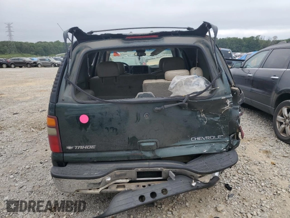2001 Chevrolet Tahoe LT with VIN 1GNEC13T51R140719, listed as a Copart auction lot 66397154 with 209,949 mi miles and Clean Title. Bid and sale history available at carsss.com. Image 6.