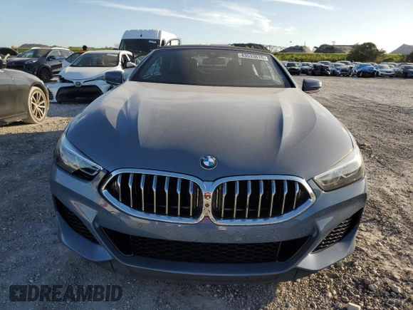 2019 BMW 8 Series M850i xDrive with VIN WBAFY4C50KBX39181, listed as a Copart auction lot 43533615 with Not provided miles and Salvage title. Bid and sale history available at DreamBid. Image 5.