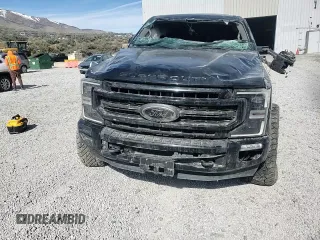 2020 Ford F-250 XL with VIN 1FT7W2BT5LEE60214, listed as a Copart auction lot 52217005 with Not provided miles and Salvage title. Bid and sale history available at DreamBid. Image 12.