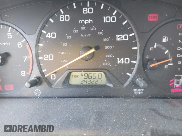 1999 Honda Accord LX with VIN JHMCG6650XC011621, listed as a IAAI auction lot 42401527 with 243,227 mi miles and . Bid and sale history available at DreamBid. Image 7.