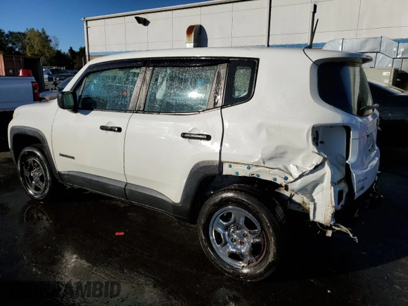 2018 Jeep Renegade Sport with VIN ZACCJBAH0JPJ05799, listed as a Copart auction lot 74072224 with 64,297 mi miles and Salvage title. Bid and sale history available at DreamBid. Image 2.