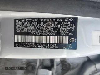 2005 Scion xA z VIN JTKKT624650090046, wystawiony jako Copart lot #53173525 z przebiegiem Nie podano mil oraz Szkoda całkowita • Salvage title. Historia ofert i sprzedaży dostępna na DreamBid. Obrazek 15.