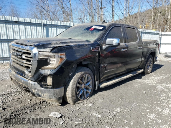 2022 GMC Sierra 1500 SLT with VIN 3GTU9DED8NG180664, listed as a Copart auction lot 47033665 with Not Provided miles and Salvage Title. Bid and sale history available at DreamBid. Image 1.