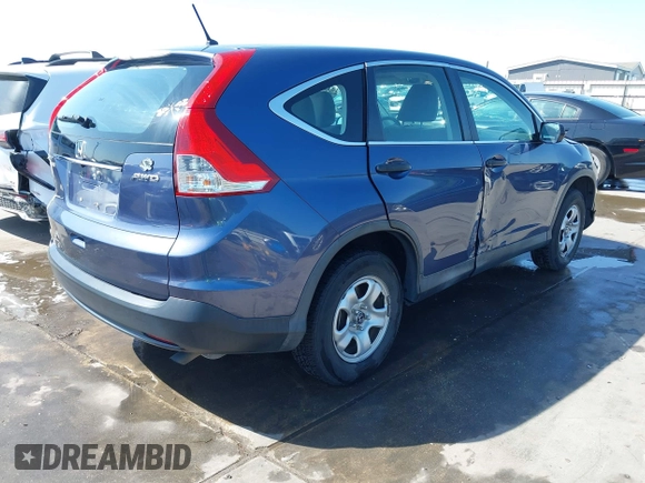 2014 Honda CR-V LX with VIN 2HKRM4H3XEH694479, listed as a IAAI auction lot 41992465 with 134,438 mi miles and . Bid and sale history available at carsss.com. Image 4.