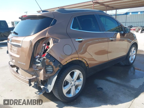 2016 Buick Encore Leather with VIN KL4CJCSB6GB656528, listed as a IAAI auction lot 42083024 with 72,582 mi miles. Bid and sale history available at carsss.com. Image 4.
