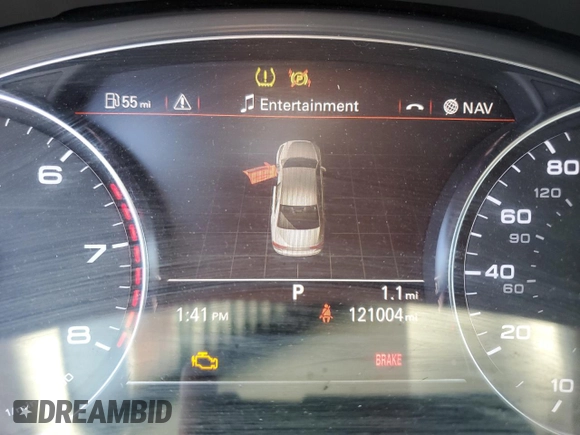 2013 Audi A8 3.0L with VIN WAUAGAFD6DN012546, listed as a Copart auction lot 82210024 with 121,004 mi miles and Clean title. Bid and sale history available at DreamBid. Image 9.