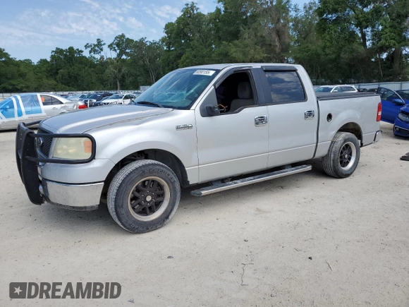 2006 Ford F-150 XLT with VIN 1FTRW12W06KD84579, listed as a Copart auction lot 55090155 with 296,917 mi miles and Salvage Title. Bid and sale history available at DreamBid. Image 1.