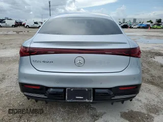 2022 Mercedes-Benz EQS with VIN W1KCG2DB7NA005218, listed as a Copart auction lot 70183614 with 0 mi miles and Salvage Title. Bid and sale history available at carsss.com. Image 6.