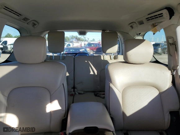 2019 Nissan Armada Platinum with VIN JN8AY2NF9K9350087, listed as a Copart auction lot 81704934 with NaN miles and Salvage Title. Bid and sale history available at carsss.com. Image 10.
