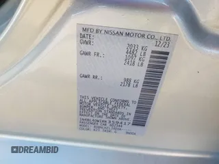 2024 Nissan Altima SV z VIN 1N4BL4DW1RN359417, wystawiony jako IAAI lot #42303579 z przebiegiem 35 512 mil mil oraz . Historia ofert i sprzedaży dostępna na DreamBid. Obrazek 9.
