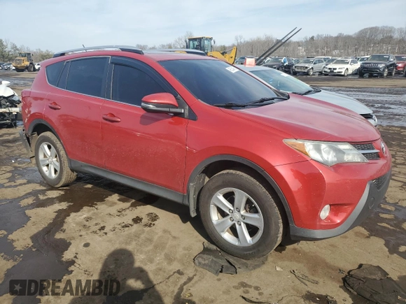 2013 Toyota RAV4 XLE with VIN JTMRFREVXDD003310, listed as a Copart auction lot 46533495 with 179,888 mi miles and Salvage Title. Bid and sale history available at carsss.com. Image 4.
