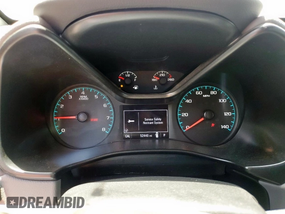 2022 Chevrolet Colorado 2WD Work Truck with VIN 1GCGSBEN5N1125523, listed as a Copart auction lot 65755525 with 52,440 mi miles and Salvage title. Bid and sale history available at DreamBid. Image 9.