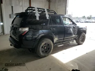 2023 Toyota 4Runner TRD Pro with VIN JTELU5JR8P6176034, listed as a Copart auction lot 49822735 with 25,843 mi miles and Salvage title. Bid and sale history available at DreamBid. Image 3.
