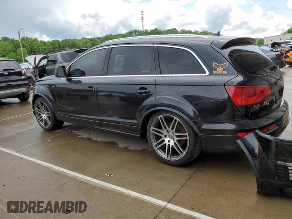 2007 Audi Q7 Premium Plus with VIN WA1EY74L77D050791, listed as a Copart auction lot 56683765 with 83,444 mi miles and Clean title. Bid and sale history available at DreamBid. Image 2.
