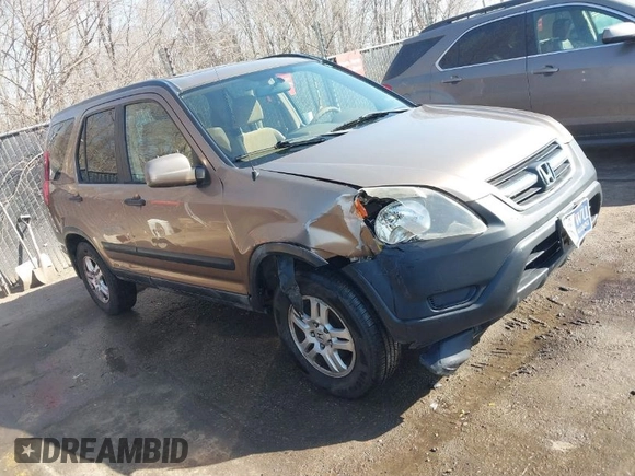 2002 Honda CR-V EX with VIN JHLRD78822C051552, listed as a IAAI auction lot 41767561 with 148,000 mi miles. Bid and sale history available at carsss.com. Image 1.