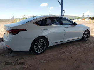 2015 Hyundai Genesis 3.8L z VIN KMHGN4JE2FU060991, wystawiony jako Copart lot #59415825 z przebiegiem 148 298 mil mil oraz Czysty tytuł • Clean title. Historia ofert i sprzedaży dostępna na DreamBid. Obrazek 3.
