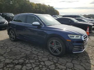 2018 Audi SQ5 Prestige with VIN WA1C4AFY1J2099089, listed as a Copart auction lot 82234144 with 92,549 mi miles and Salvage Title. Bid and sale history available at DreamBid. Image 4.