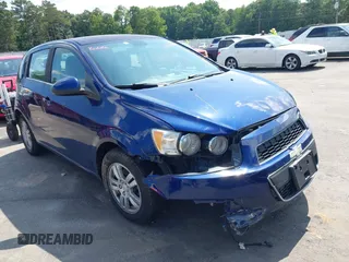 2012 Chevrolet Sonic LT with VIN 1G1JC6SB4C4188119, listed as a IAAI auction lot 42616201 with 70,675 mi miles and . Bid and sale history available at DreamBid. Image 1.