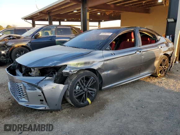 2025 Toyota Camry LE with VIN 4T1DAACK6SU510619, listed as a Copart auction lot 48764735 with 22,031 mi miles and Salvage Title. Bid and sale history available at DreamBid. Image 1.
