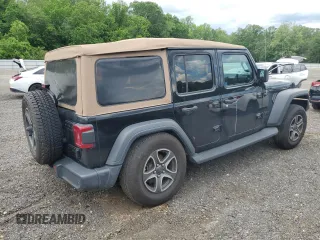 2020 Jeep Wrangler Unlimited Sport с VIN 1C4HJXDG5LW238170, выставлен на аукционе Copart как лот 55970665 с пробегом 91 713 миль миль и Списание • Salvage title. История ставок и продаж доступна на DreamBid. Изображение 3.